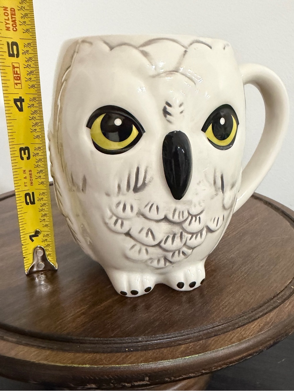 Harry Potter Hedwig Owl 3D Shaped Coffee Mug Ceramic Dolomite Wizarding World - Picture 8 of 10